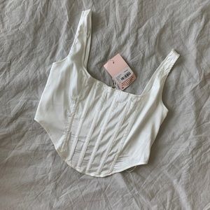 White Corset Top
